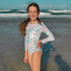 TROPICAL LONG SLEEVE PEACH