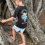 SURF TRUCK TEE BLACK
