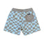 WAVY CHECK BOARDSHORTS TAN