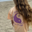 SALTY HAIR DON'T CARE TEE ORANGE