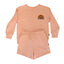 RETRO RAINBOW CREWNECK CORAL
