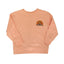 RETRO RAINBOW CREWNECK CORAL